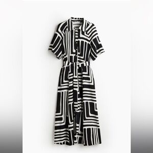 H&M Tie Belt Shirt Dress